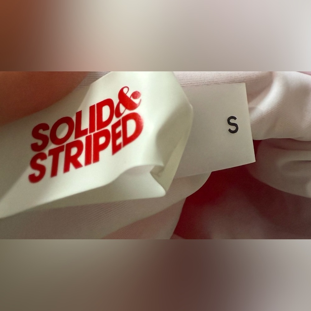 New Solid & Striped Red One Piece Swimsuit With K… - image 6